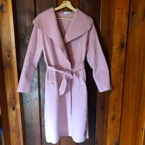 Dusty Rose Wrap Cardigan / Coat
